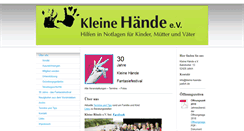 Desktop Screenshot of kleine-haende-juelich.com